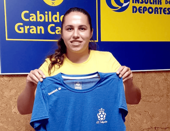 Madeline Martín Ojeda, segunda entrenadora del Teldeportivo (Foto TA)